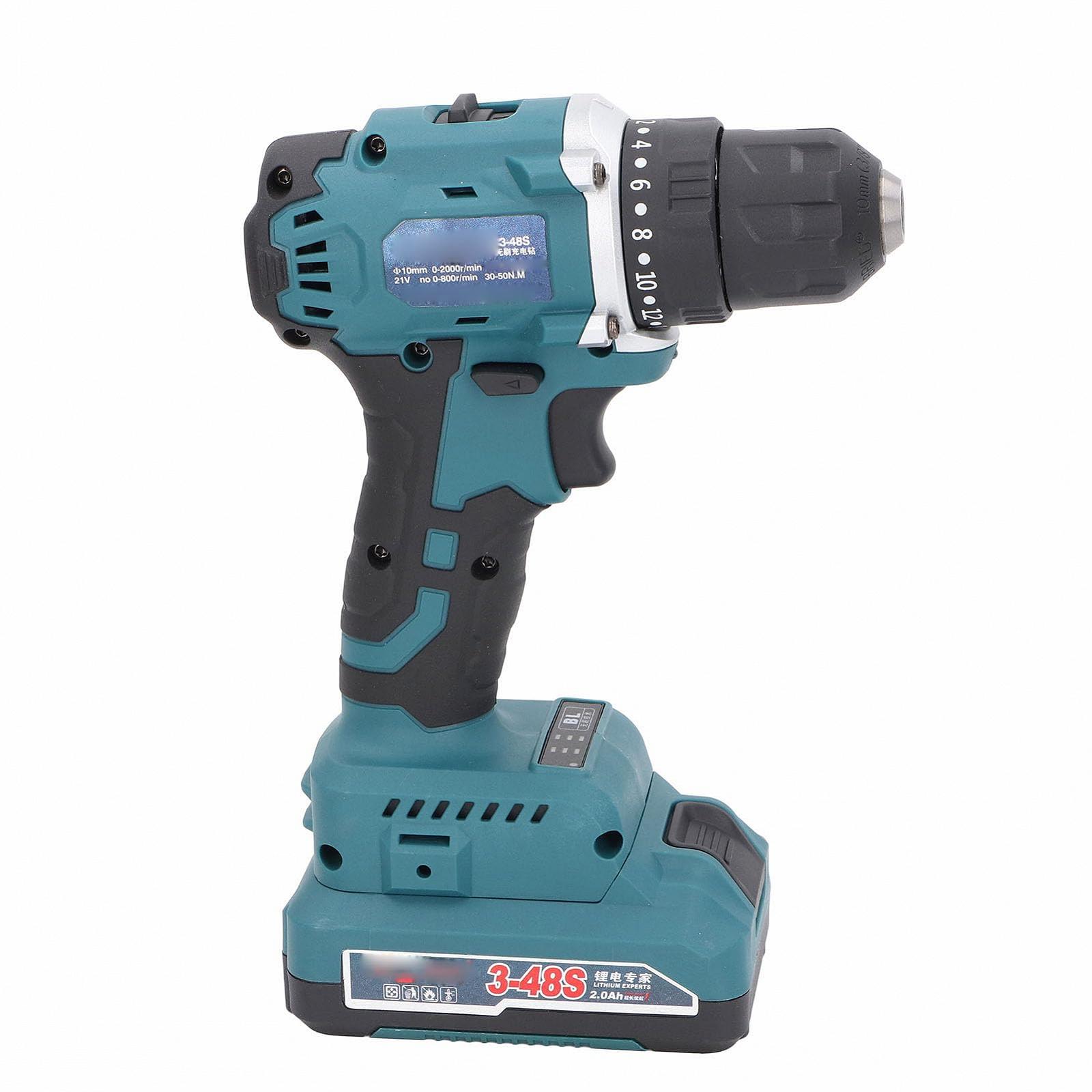 Набір дрилів Шурупокрут Electric Cordless Maximum Torque 30 Nm 3-48S Earproof 100-240 VAC Non-Slip Handle Metal (EU Plug), фото №1