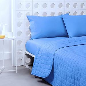 Покрывало стеганое Bassetti Pop Color Для двуспальной кровати 220 x 260 см Однотонный Хлопок 100% с гипоаллергенным наполнителем Oeko-Tex® Cloud synthetic.ua - Фото 1