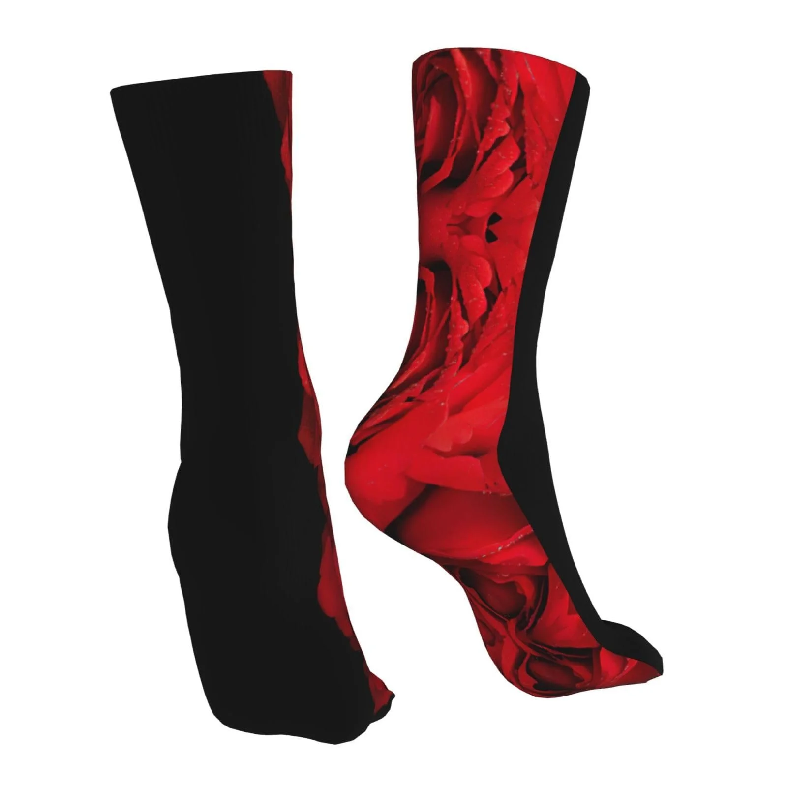 Шкарпетки Old Lighthouse з малюнком Червона троянда One size, фото №5