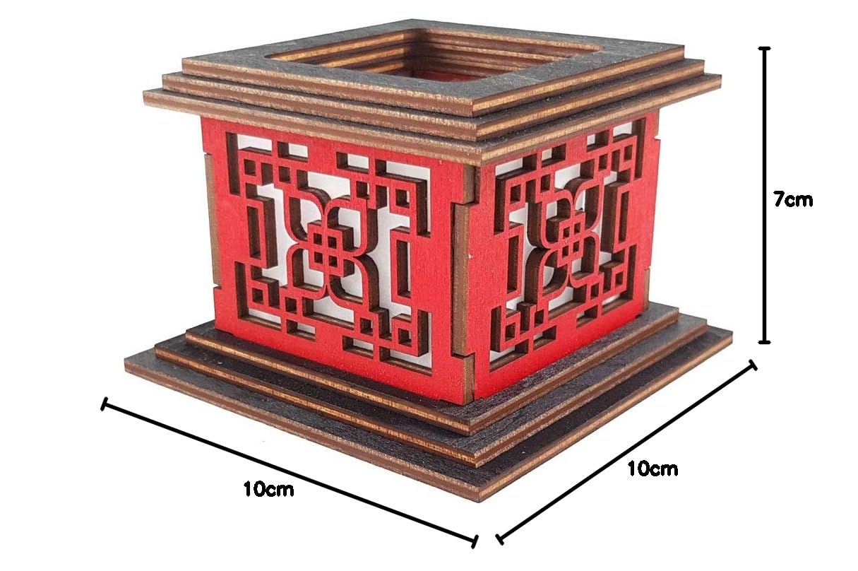 Підсвічник Tanno Design Japan Akina з функцією чайної свічки червоний/чорний, фото №6