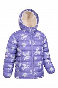 Дитяча куртка Mountain Warehouse Seasons з хутряною підкладкою Легка, тепла та водовідштовхувальна synthetic.ua - Фото 1