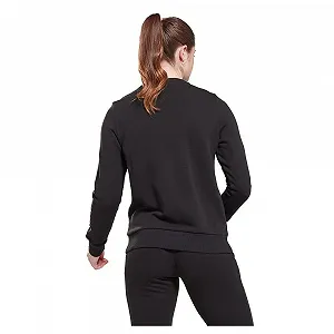 Женский свитшот Reebok Identity Small Logo French Terry Crew с длинными рукавами synthetic.ua - Фото 1