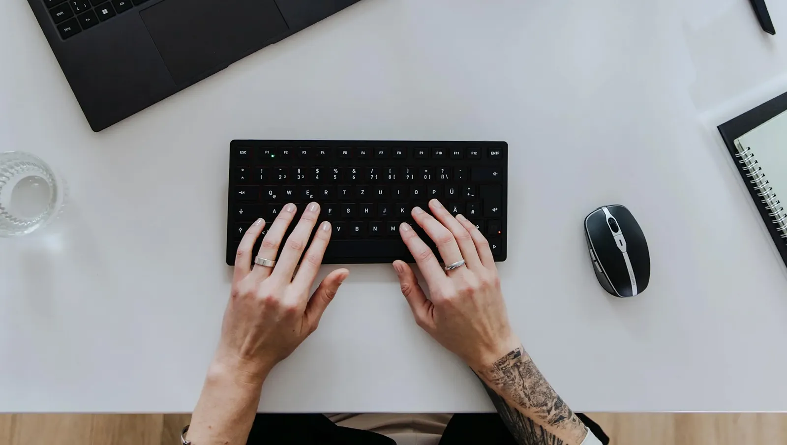 Мышь CHERRY MW 9100 Беспроводная, Bluetooth или 2.4 GHz, регулируемое разрешение до 2400 dpi, аккумуляторная, черная, фото №6