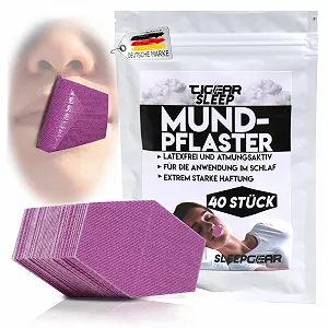 Пластыри для рта TIGEAR Sleep, 40 шт. - Фото 1
