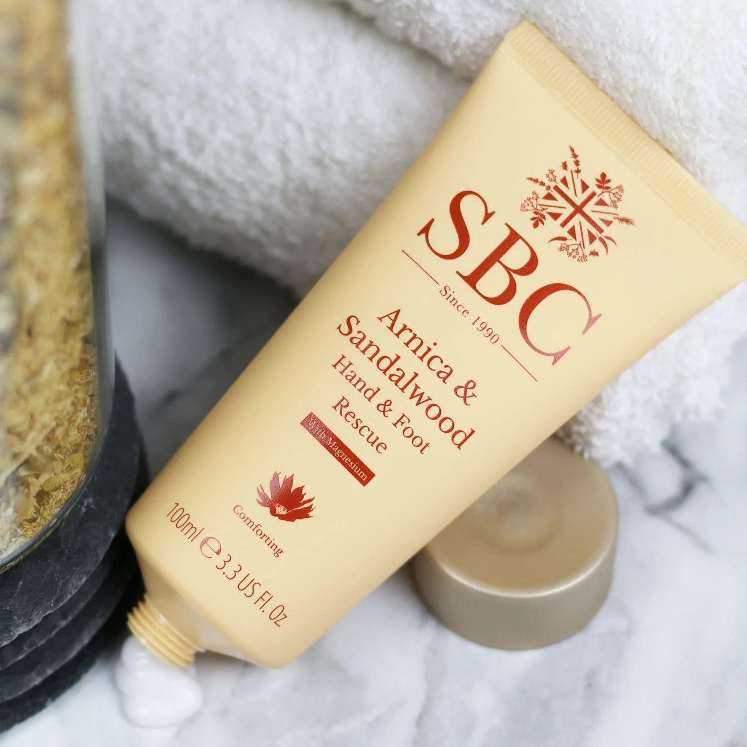 Крем для рук и ног SBC Skincare Arnica & Sandalwood Hand and Foot Rescue 100 мл, фото №3