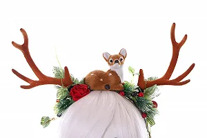 Обруч Штучні рослини з оленячими рогами ціна на synthetic.ua - Фото 1 Обруч Штучні рослини з оленячими рогами synthetic.ua - Фото 1