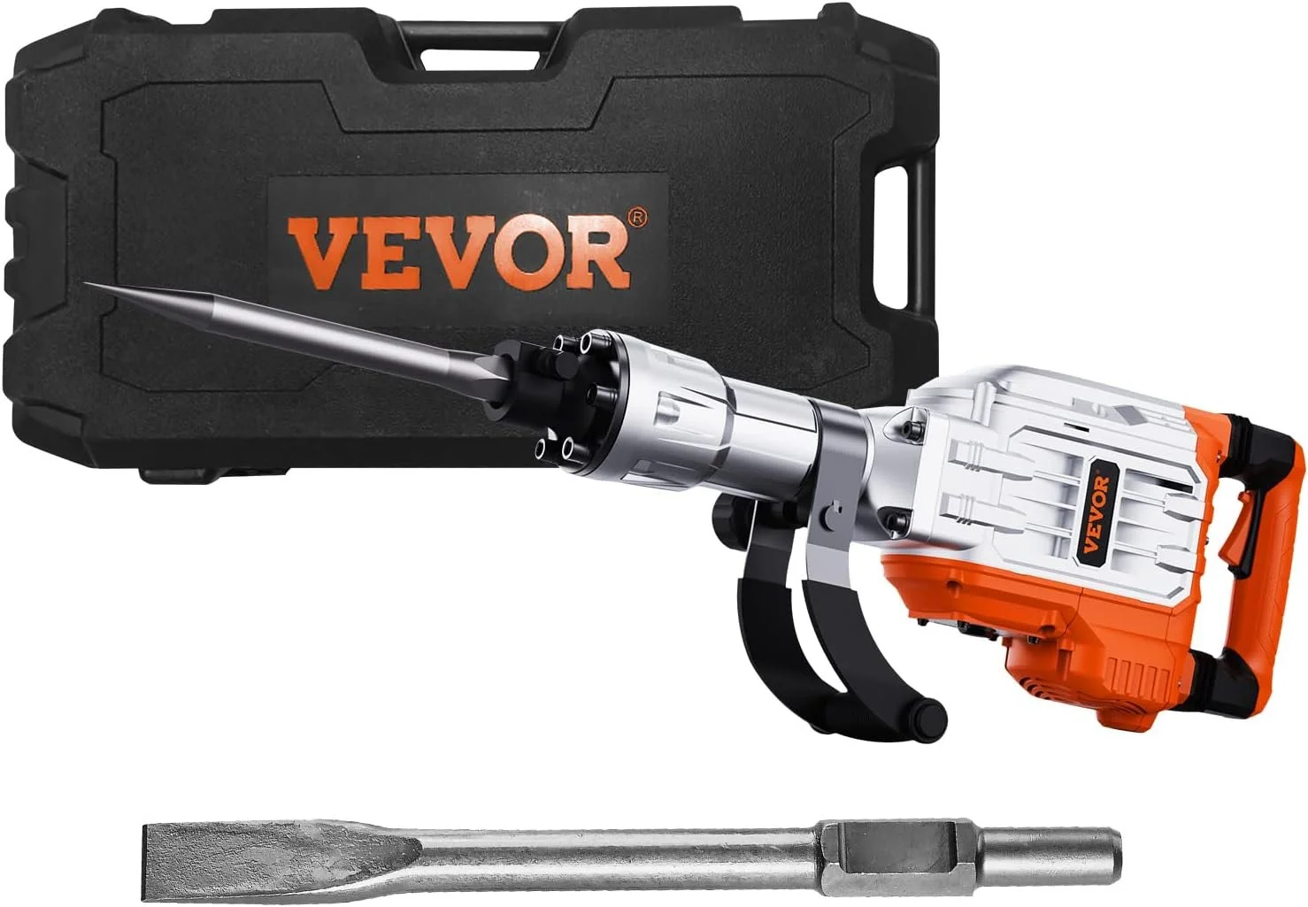 Електричний відбійний молоток VEVOR 1G-DS-107M 1500 Вт Orange, фото №2