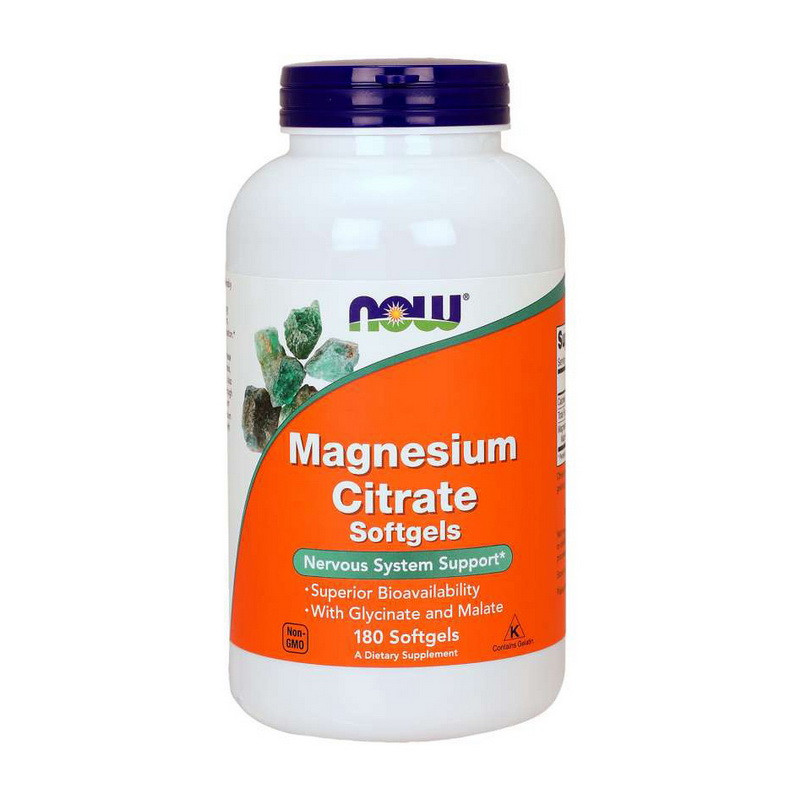 Magnesium Citrate 180 softgels, фото №1