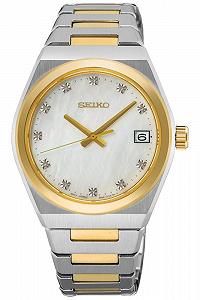 Жіночий аналоговий годинник Seiko SUR604P1 з ремінцем з нержавіючої сталі - Фото 1