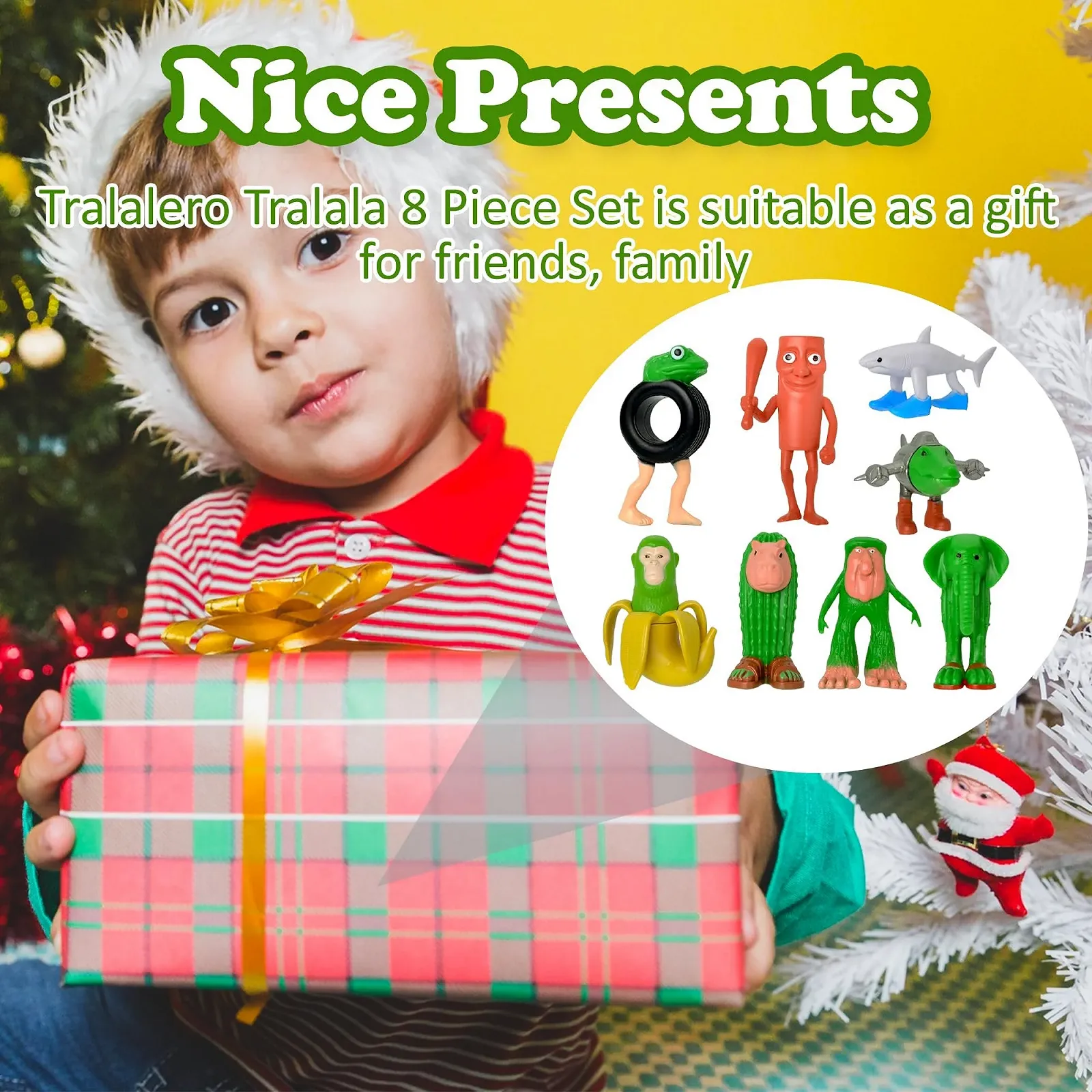 Набір фігурок Gensly Tung Sahur Tralero Tralala 8 штук 4-8 см, фото №6