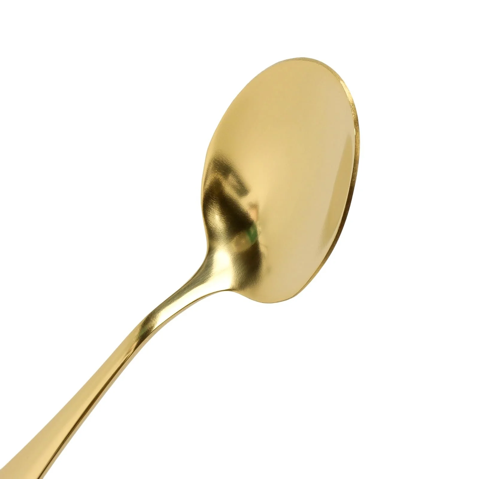 Ложки чайні FUNSUEI, 25 шт, золотисті, 13.5 см, з нержавіючої сталі, для чаю, кави, десертів, фото №3