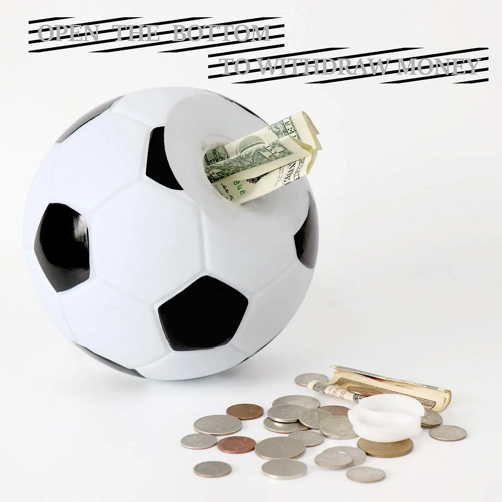 Скарбничка дитяча Футбольний м'яч емальована ударостійка Football, фото №3