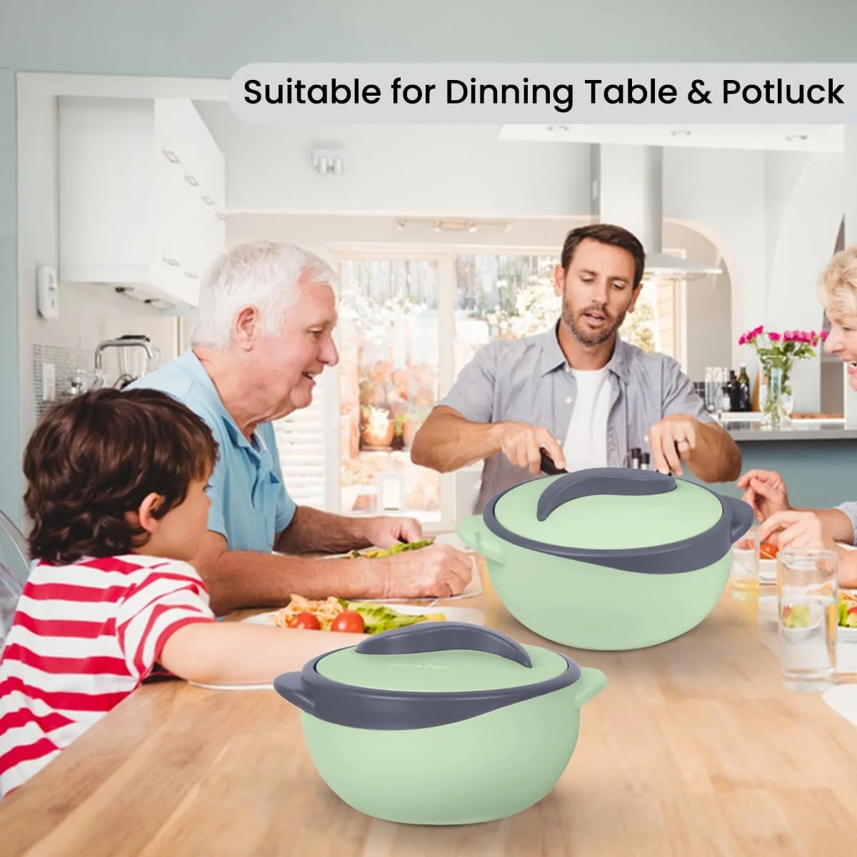 Набір термокаструль Pinnacle 3 предмети 2,46/1,42/0,95 л З кришкою Нержавіюча сталь, фото №5