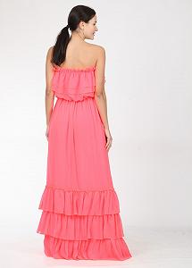Платье MOZAH L Розовый (ND-926-3-Pink) synthetic.ua - Фото 1