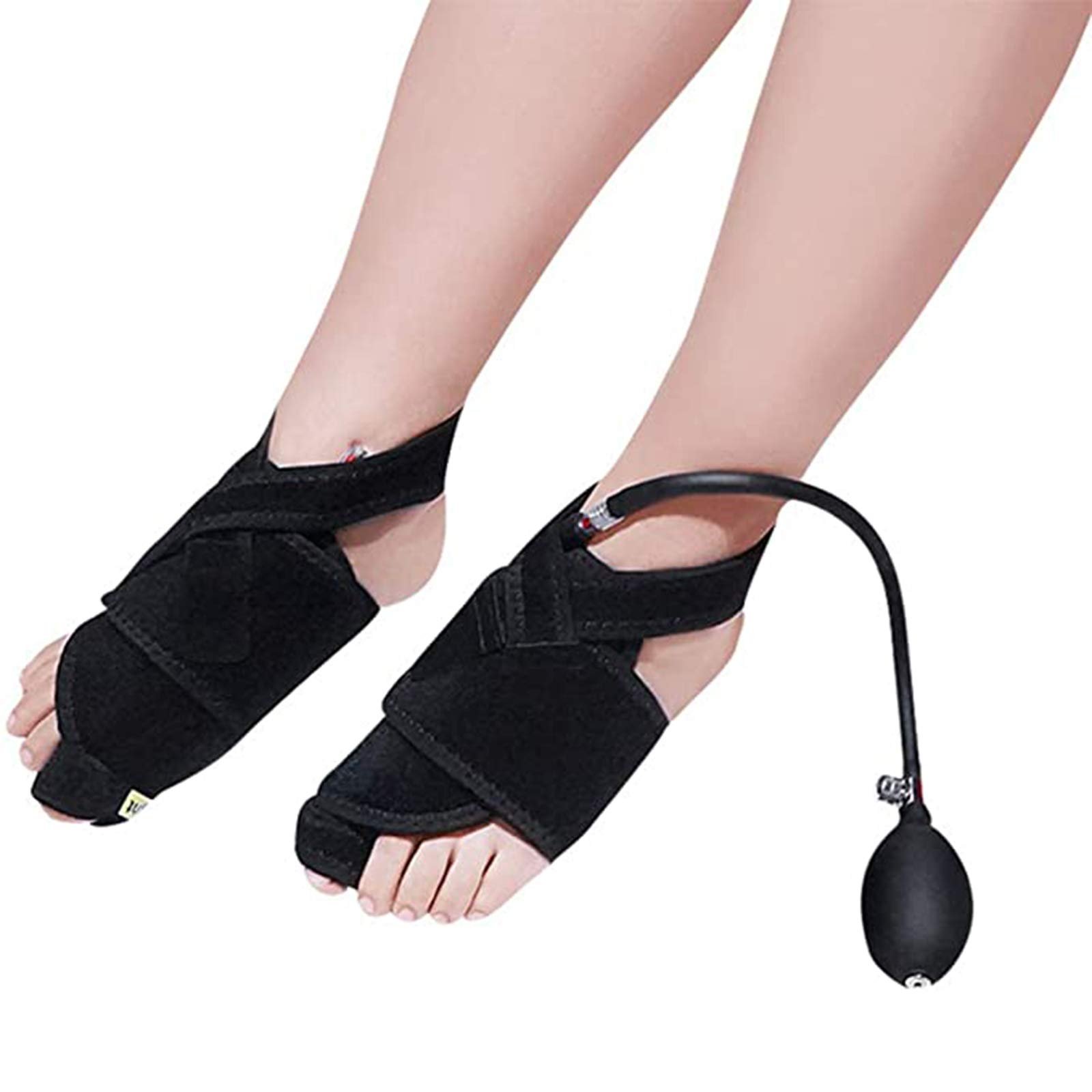 Коректор великого пальця стопи Надувний з регульованим тиском повітря, денний та нічний, для чоловіків та жінок, 1 пара, фото №1