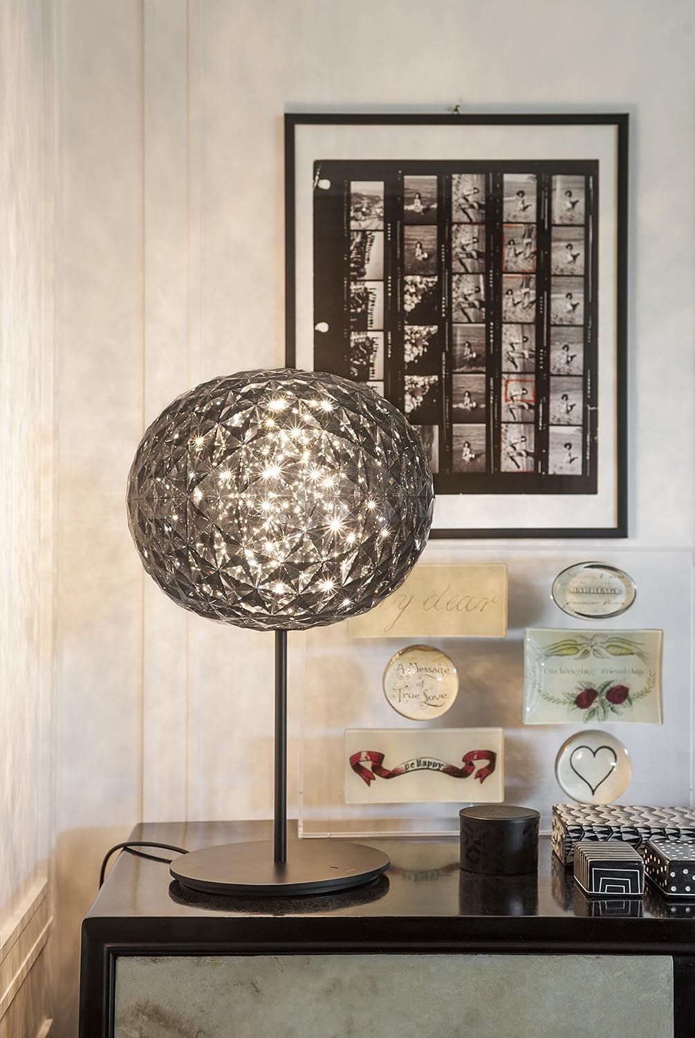 Настільна лампа Kartell 9385FU Пластик Білий/Прозорий/Сріблястий 33 x 33 x 27 см, фото №4