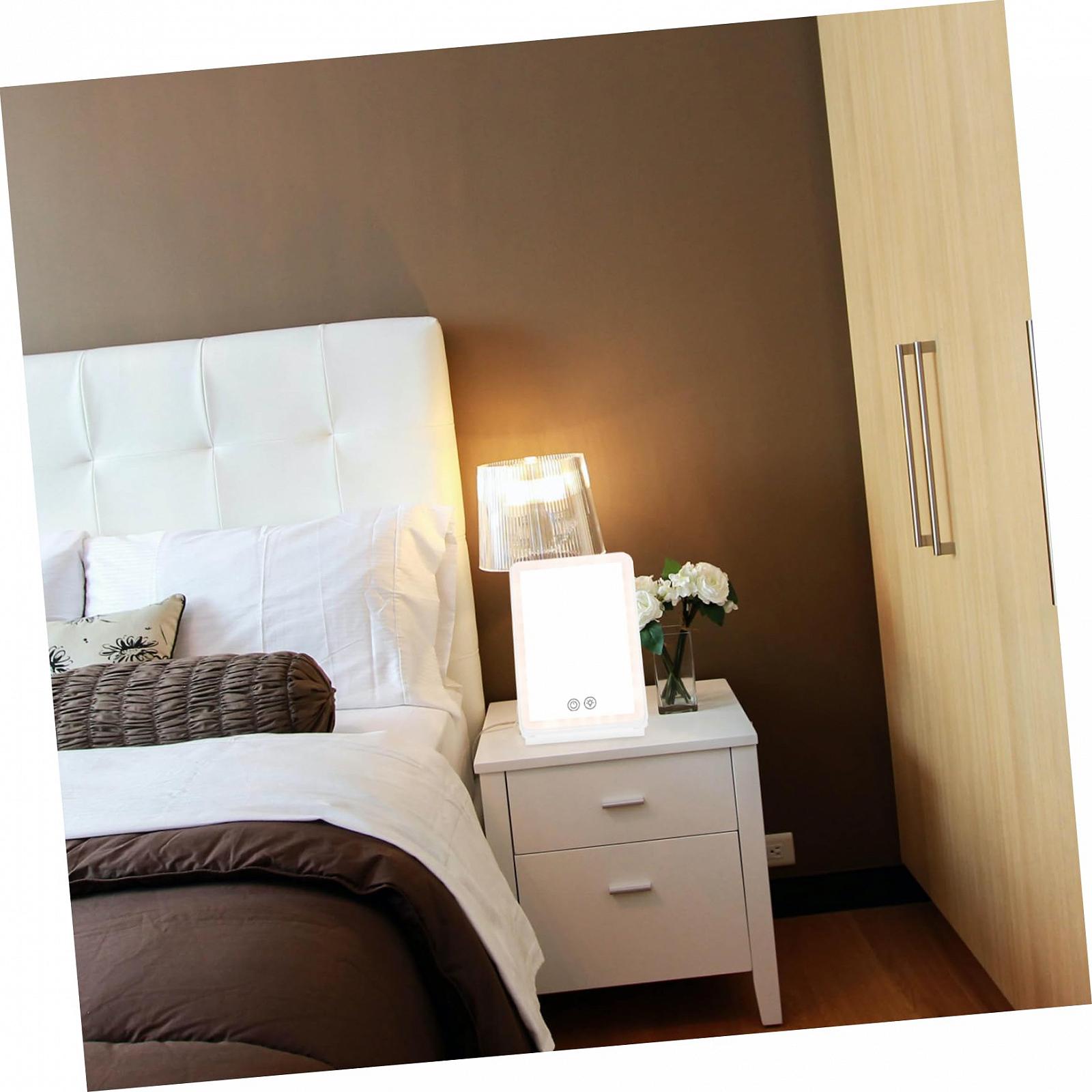 Зеркало Angoily Schminkspiegel С подсветкой Гигиеническое Портативное Белое ABS, фото №2 Зеркало Angoily Schminkspiegel С подсветкой Гигиеническое Портативное Белое ABS, фото №2