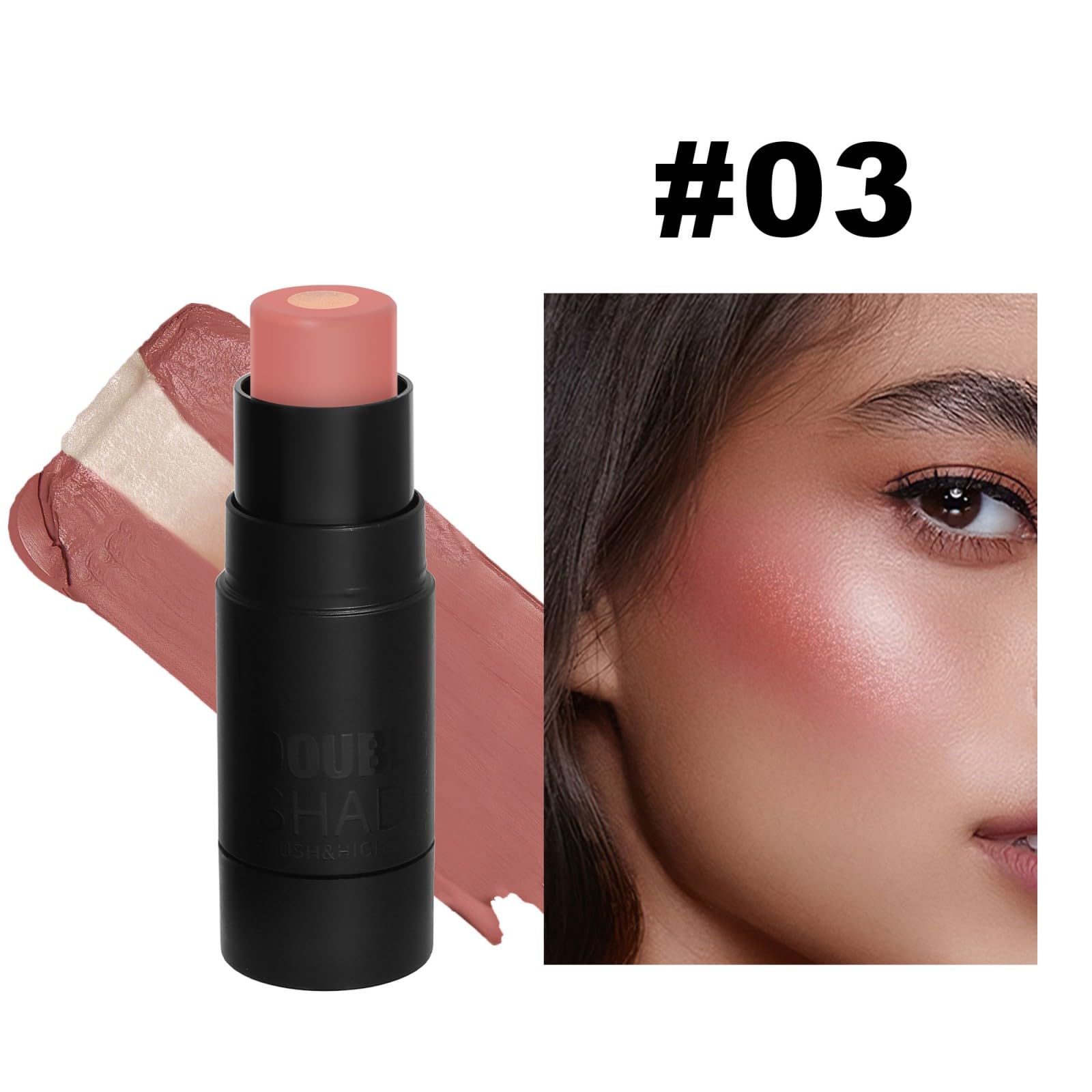 Крем-стик румян NAOLVE Multi-Use #03 Natural, фото №7