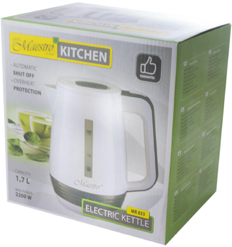 Електрочайник Maestro MR-033 white, фото №4