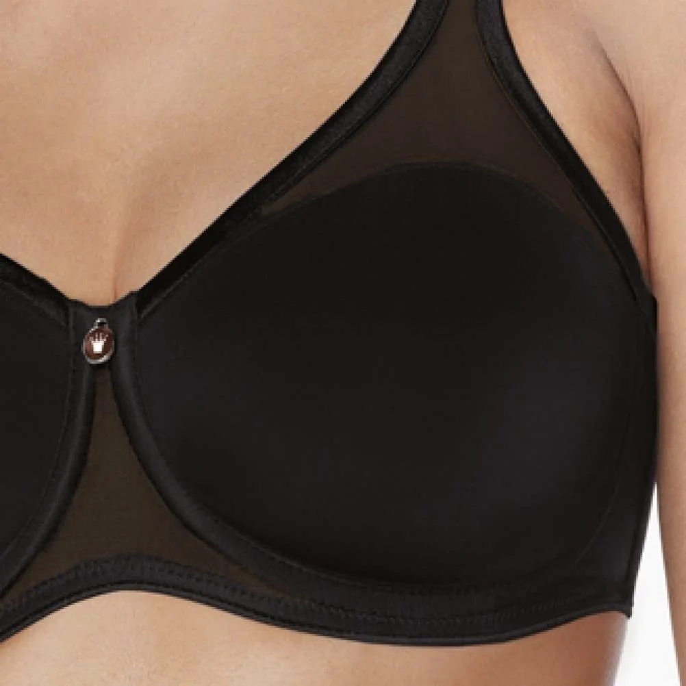 Бюстгальтер Triumph Soft Sensation WP X на каждый день полноразмерная чашка черный 40D (90D), фото №3