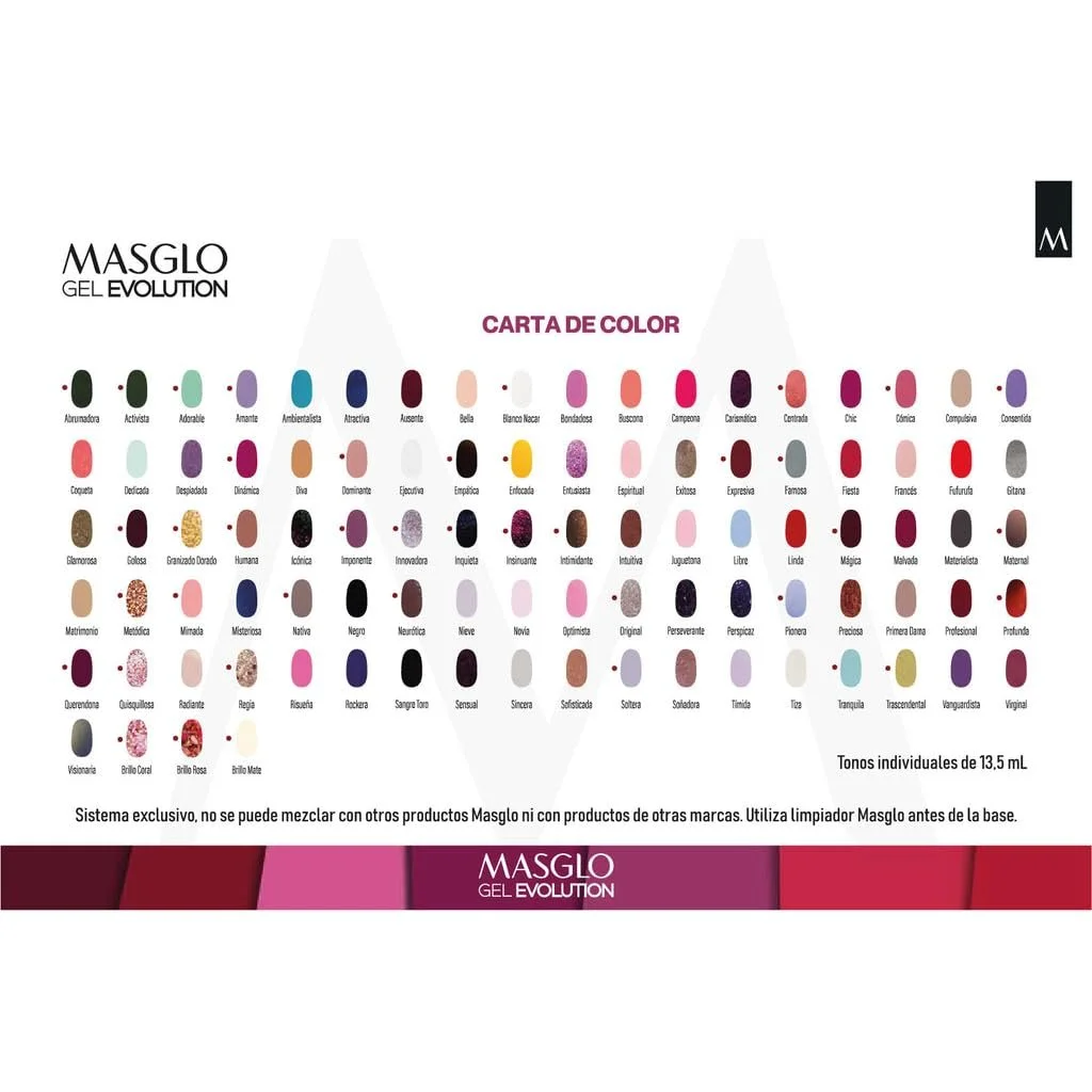 Гель-лак Masglo Evolution 13.5 мл, Оттенок Step 2, фото №3 Гель-лак Masglo Evolution 13.5 мл, Оттенок Step 2, фото №3