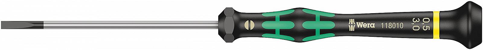 Набор прецизионных отверток Wera Kraftform Micro 12 Universal 1/12 шт. / PH, Slotted, Torx, Hex, фото №13 Набор прецизионных отверток Wera Kraftform Micro 12 Universal 1/12 шт. / PH, Slotted, Torx, Hex, фото №13