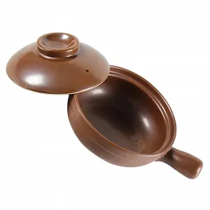 Кастрюля-кокот Zerodeko Термостойкая керамическая Огнеупорная для риса и супов - Фото 1