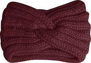 Купить Повязка на голову Вязаная Capelli New York с узлом Красный - Фото 1 Повязка на голову Вязаная Capelli New York с узлом Красный - Фото 1