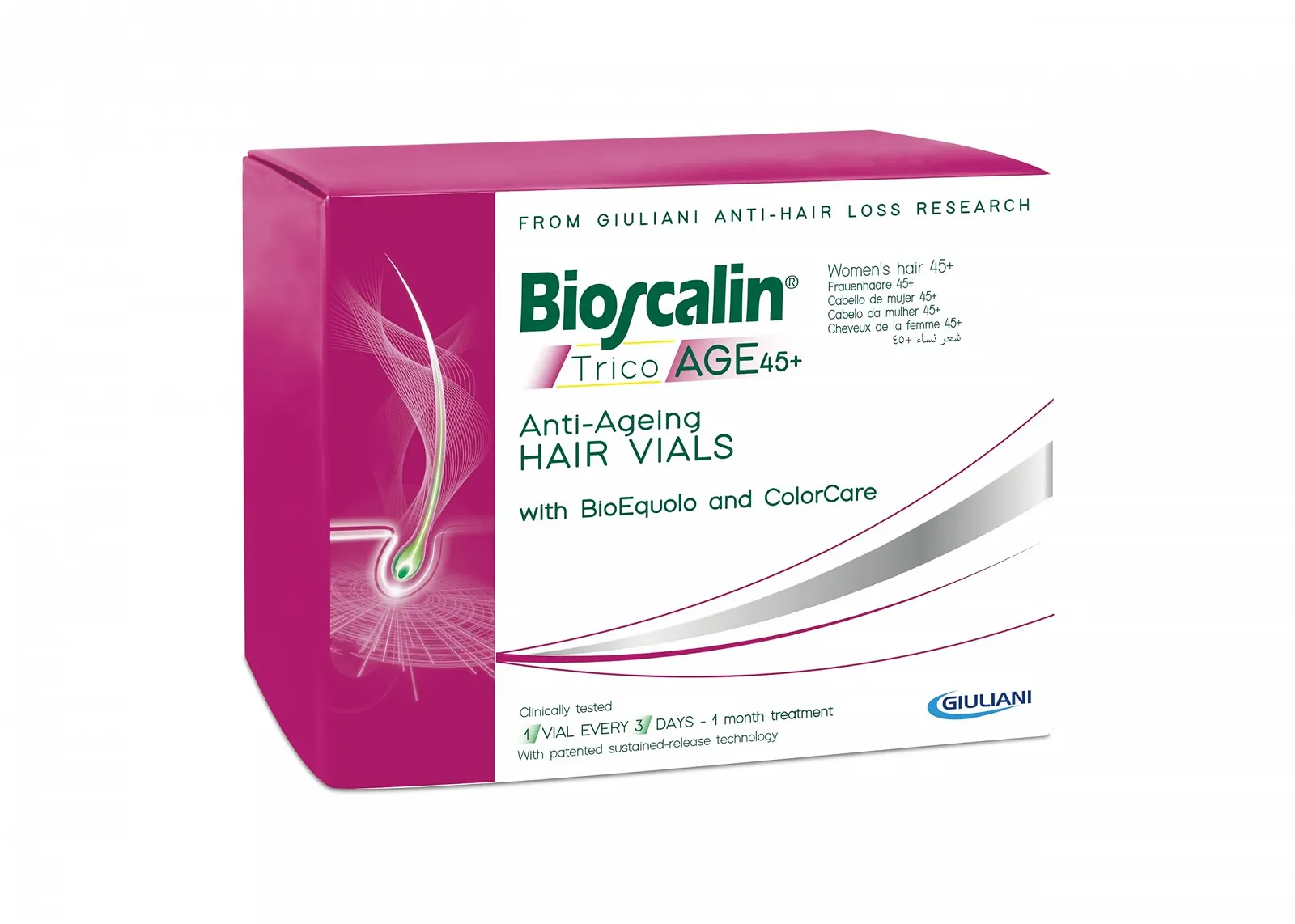 Ампули Bioscalin Trico AGE 45+ проти випадіння волосся, фото №1