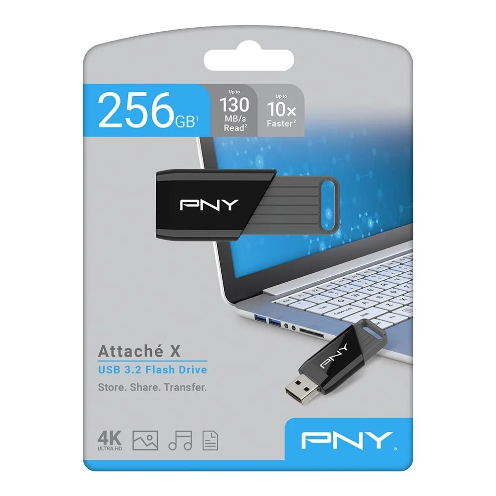 USB-флеш-накопичувач PNY Attaché X 256GB USB 3.2 Gen 1 130МБ/с Type-A, фото №10
