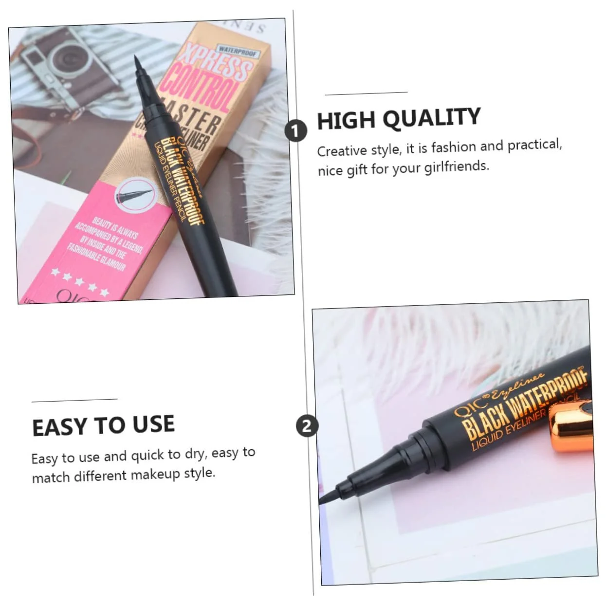 Гель-Подводка Angoily для глаз водостойкая Стойкий, фото №3