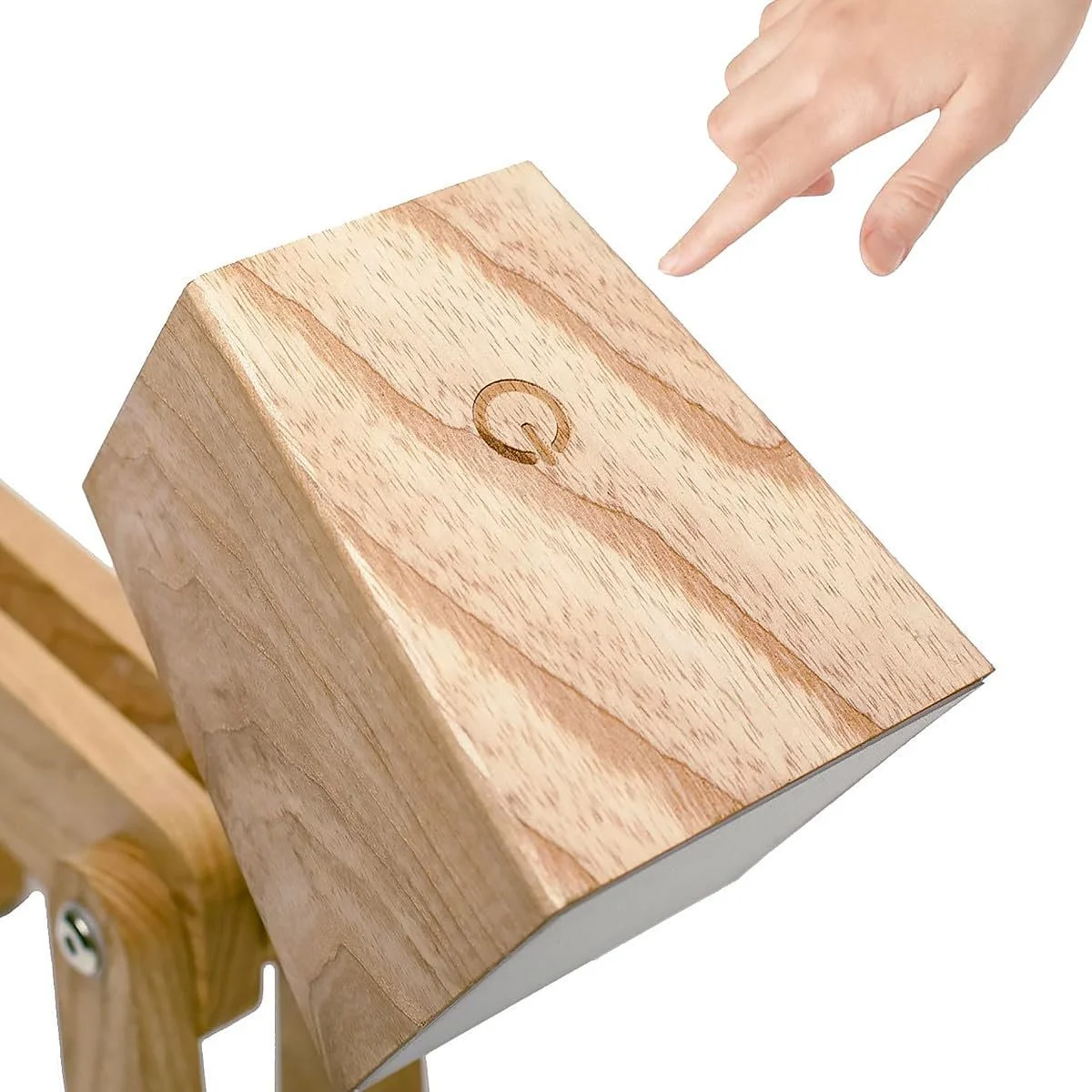 Настільна лампа Winkee Charlie Собака Дерев'яна Акумуляторна LED Сенсорна, фото №6