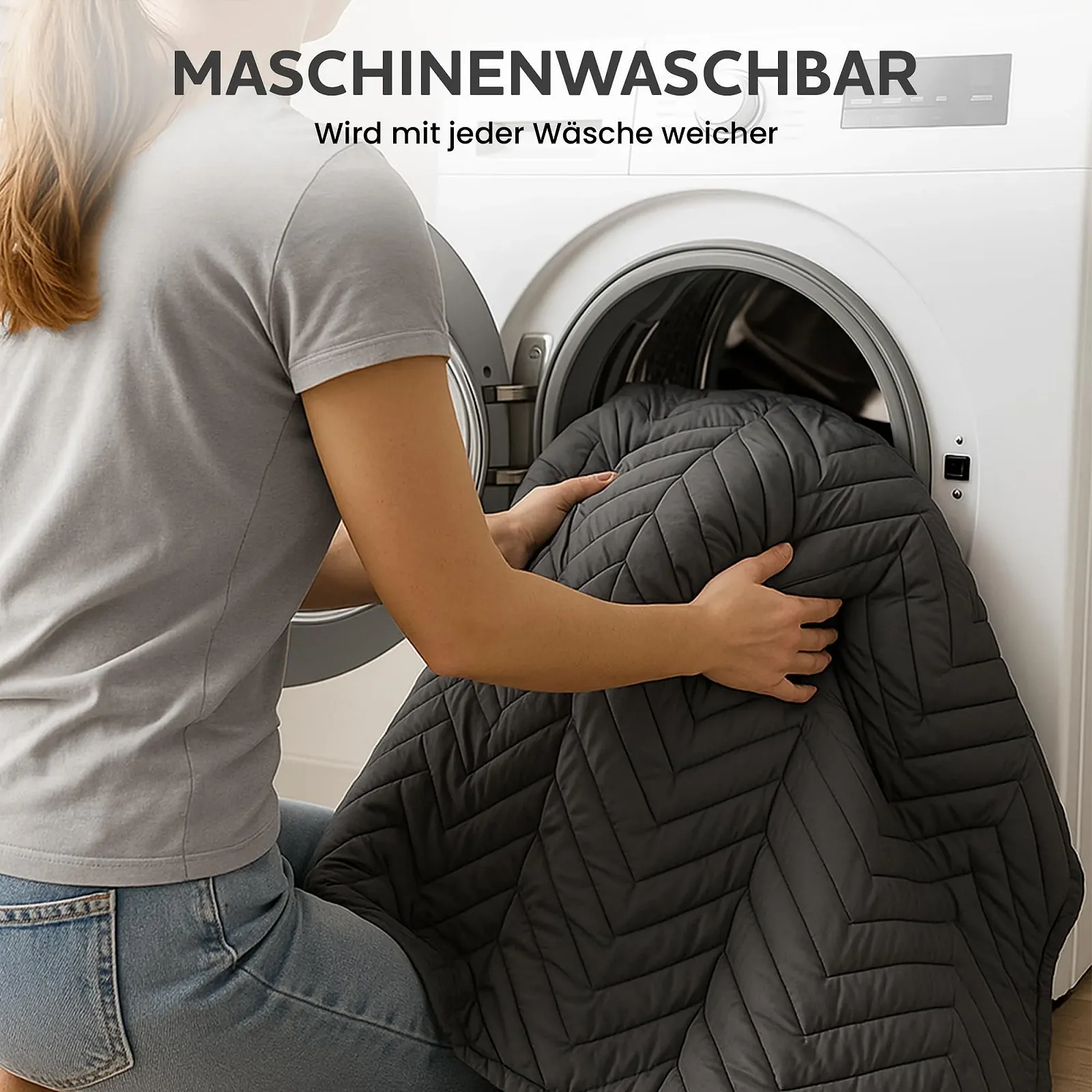 Покрывало Тип Home Oase 200 x 220 см Антрацит, фото №7 Покрывало Тип Home Oase 200 x 220 см Антрацит, фото №7