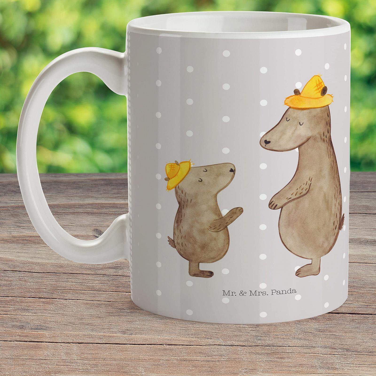 Кружка Mr. & Mrs. Panda Ведмеді в Шапці - Дорожня Кружка, Пластикова, фото №2 Кружка Mr. & Mrs. Panda Ведмеді в Шапці - Дорожня Кружка, Пластикова, фото №2