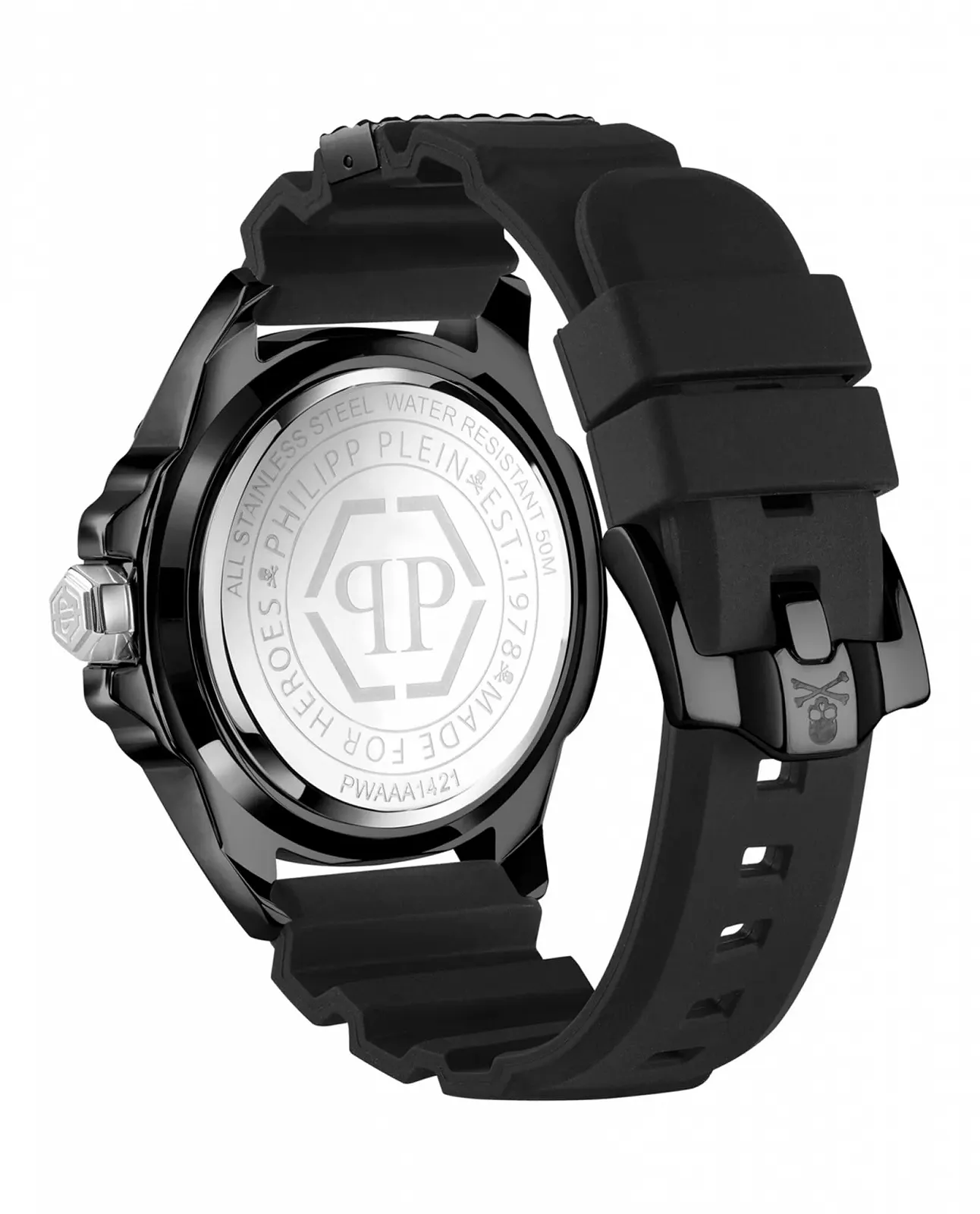 Часы Philipp Plein Мужские Аналоговые Кварцевые Ремешок Силиконовый, фото №3 Часы Philipp Plein Мужские Аналоговые Кварцевые Ремешок Силиконовый, фото №3