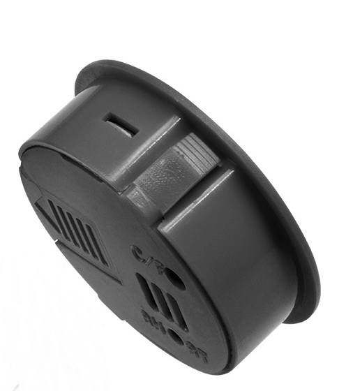 Цифровий термометр-гігрометр круглий, фото №2