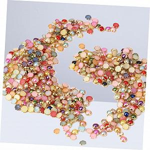 Стрази Круглі minkissy 2000шт Різнокольорові synthetic.ua - Фото 1