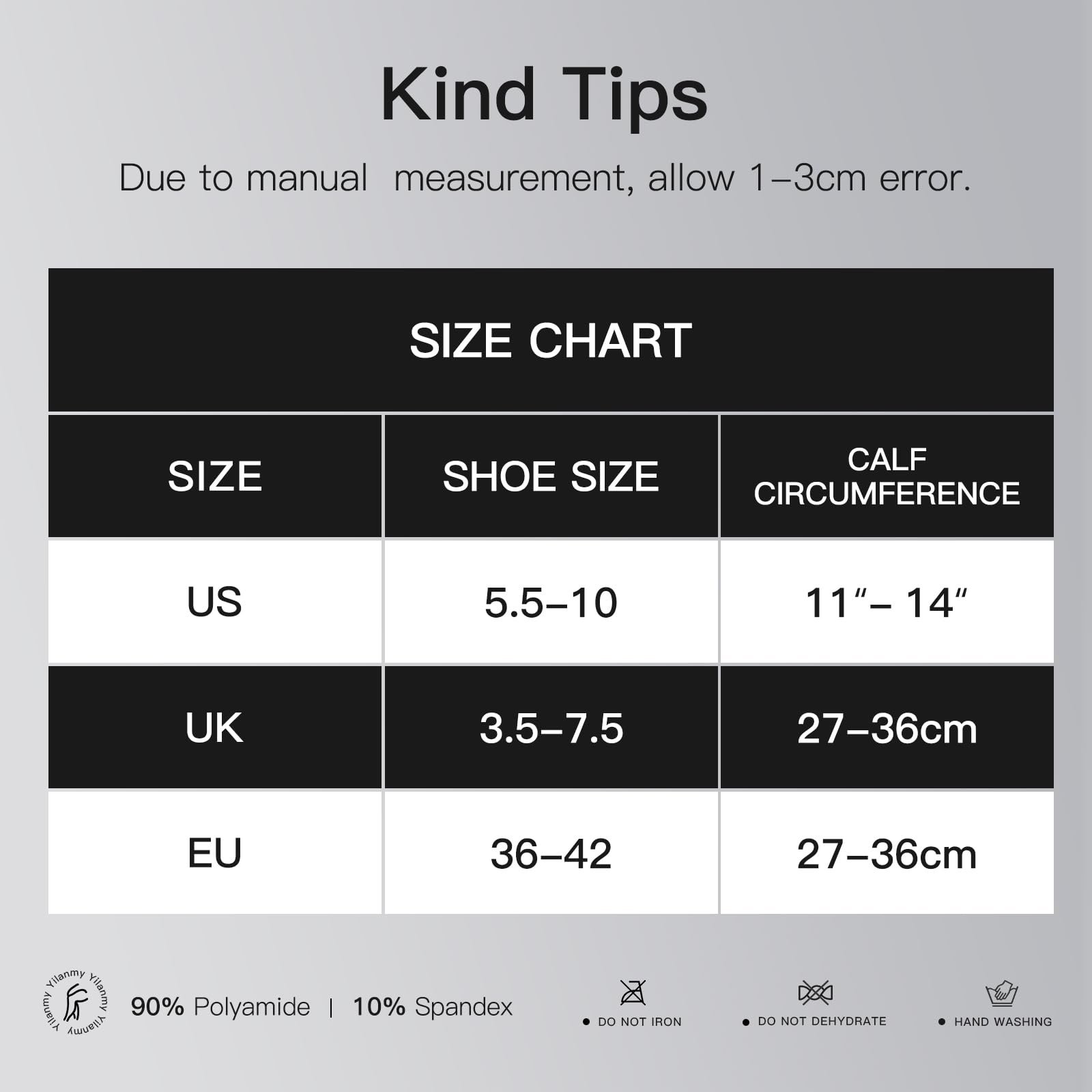 Гольфы Yilanmy 6 пар Женские шелковые тонкие 30 ден Прозрачные тонкие гольфы с массажной подошвой Мягкий комфортный пояс Чулки из нейлона, фото №7