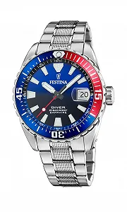 Годинник Festina Diver Чоловічий F20669/4 Сріблястий - Фото 1