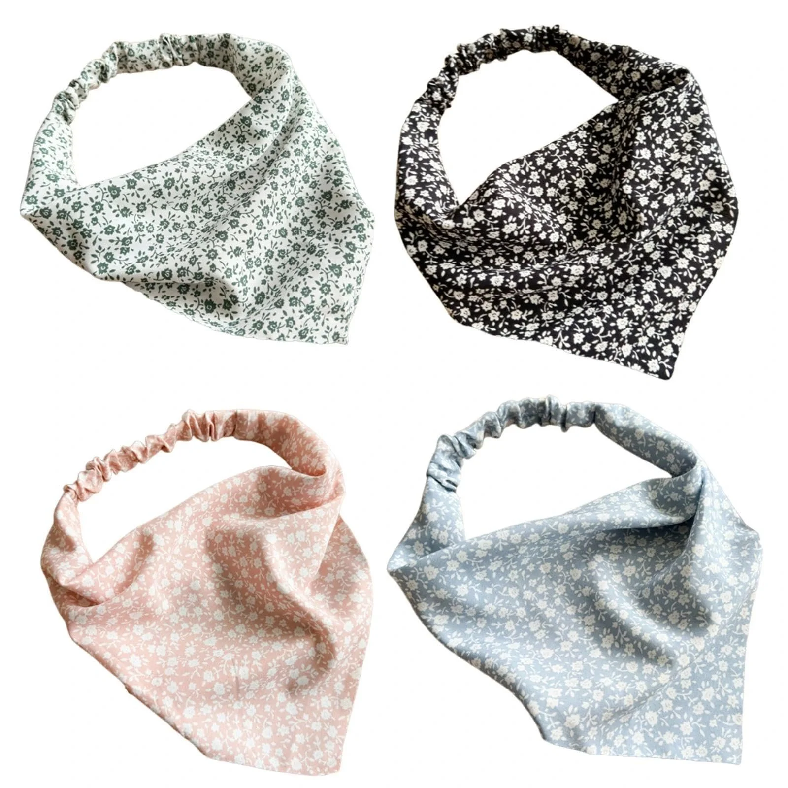 Пов'язка на голову з квітковим візерунком, фото №1