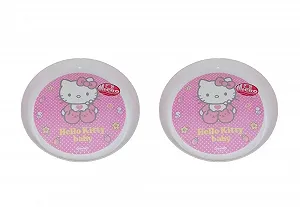 Набор мисок Hello Kitty 2 шт, подходящих для микроволновой печи - Фото 1