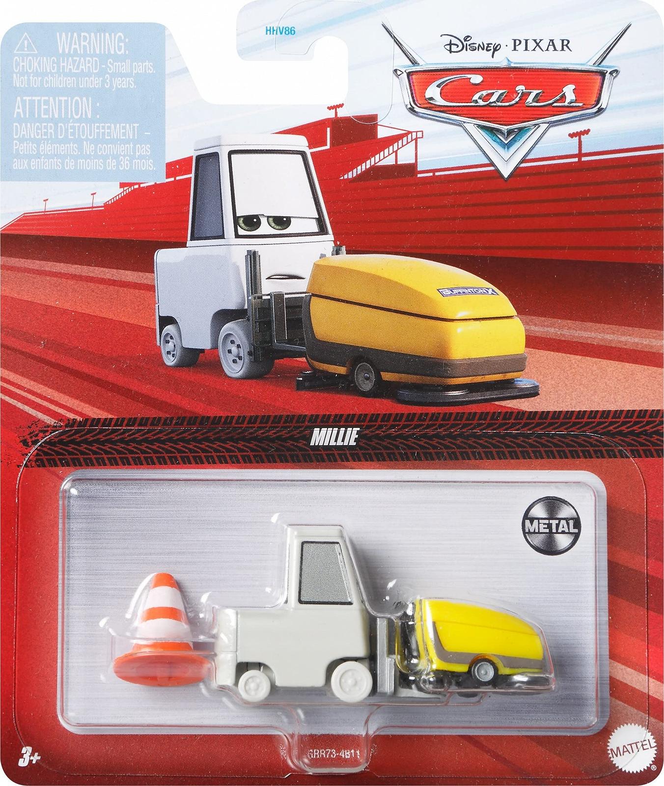 Гоночна машина Disney Pixar Cars Millie Miniature Diecast Metal для дітей від 3 років, фото №6