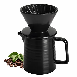 Кавоварка з порцеляновим фільтром, 500 мл, з керамічною чашкою - Фото 1