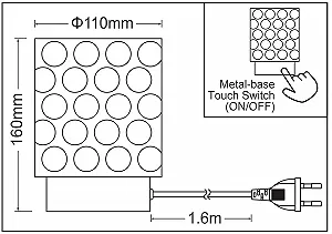 Настільна лампа Trango Jil 2017-21C-SD*2 Touch LED 3 рівні яскравості зі скляним плафоном лампа E14 4 Вт 2700 K Warm White набір з 2 шт. Beige synthetic.ua - Фото 1