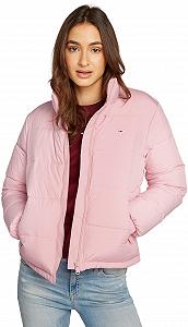Куртка Tommy Jeans Essential Cropped Puffer Женская с воротником - Фото 1