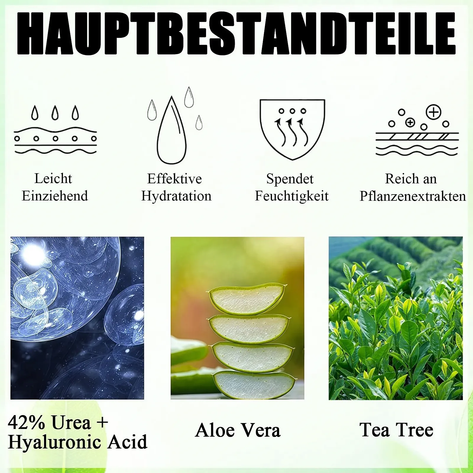 Крем для ног и рук Urea Cream 42% увлажняющий 100 г, фото №3