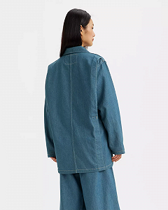 Мужское пальто Levis - Df Short Coat Lmc Df Spring Blue Indigo - XS synthetic.ua - Фото 1