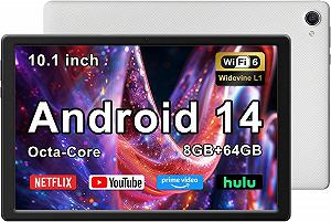 Планшет 10.1" Whitedeer C10 3+5/64ГБ 8 ядер Android 14 5000 мАч Черно-Белый - Фото 1