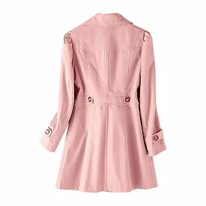 Тренч Sobzia Женский Зимний Элегантный Длинный с Пуговицами synthetic.ua - Фото 1