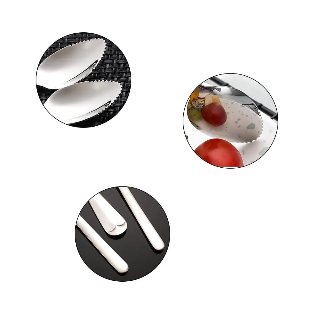 Ложка для грейпфрута з нержавіючої сталі, фото №4